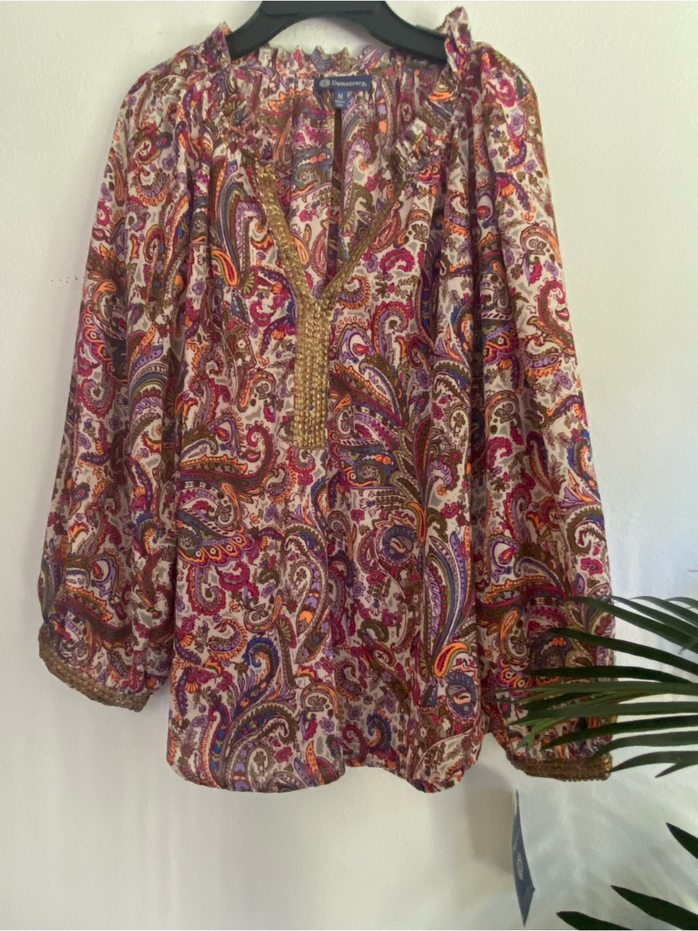 Paisley Democracy Blouse - Multicolor